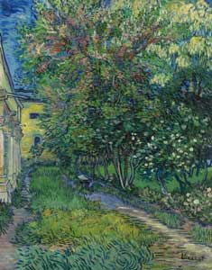 Le Jardin de l'Asile à Saint-Rémy tableau