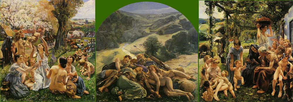 L'âge d'or de Léon Frédéric tableaux