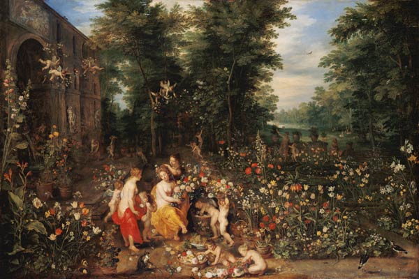 le jardin de Flore de Jan Bruegel tableau