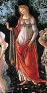 Le printemps de Botticelli (extrait) tableau