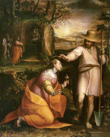 Noli me tangere de Lavinia Fontana tableau
