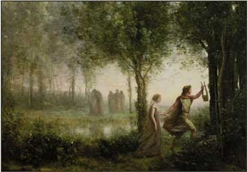 Orphée et Euridice tableau